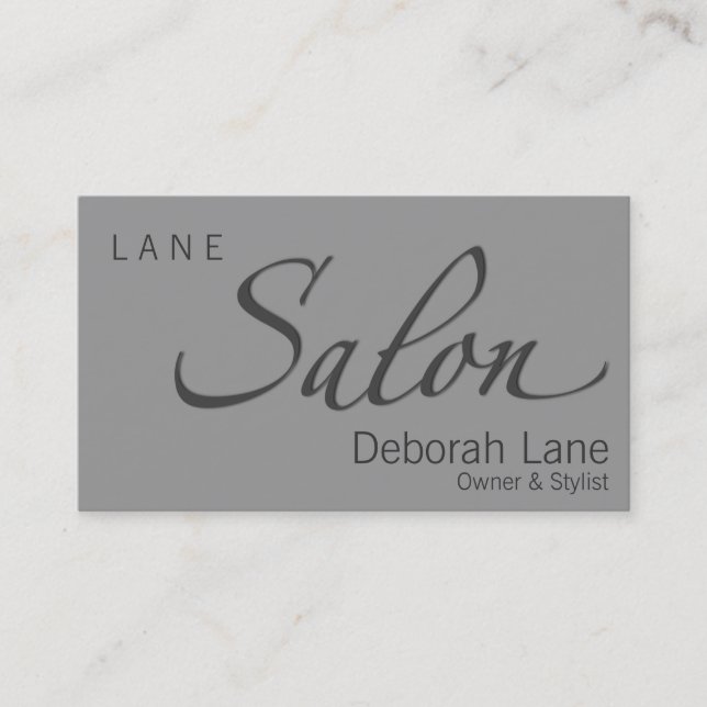 Salon Business Card (Front)