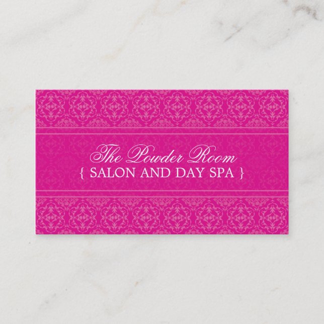 Salon Business Card (Front)