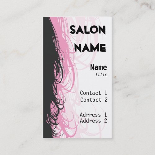 Salon Business Card - Customized