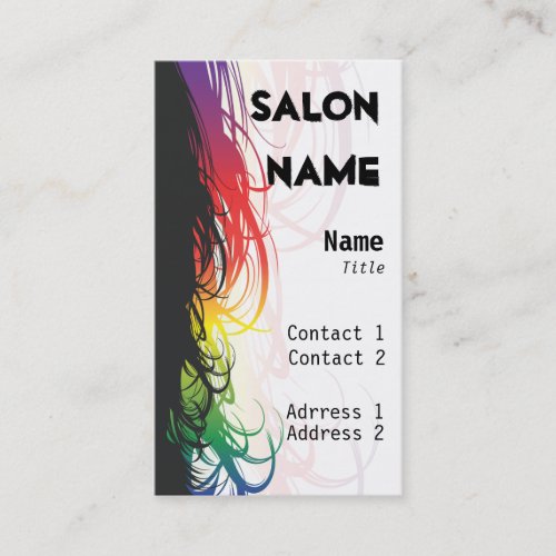 Salon Business Card - Customized