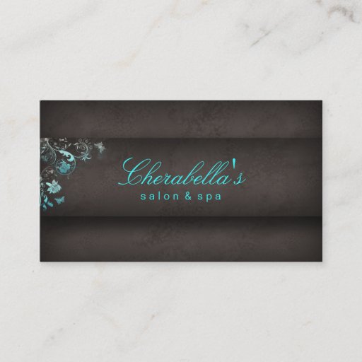 Customizable Salon Business Card Spa Butterfly