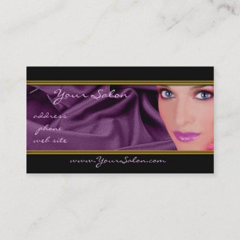 Salon Business Card  Template Appointment Card by DesignsbyLisa at Zazzle