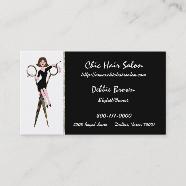 Salon Business Cards (Front)