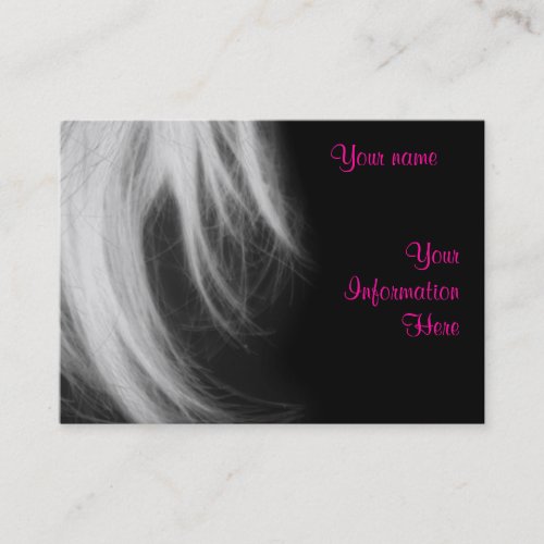 Salon business profile card template business cards