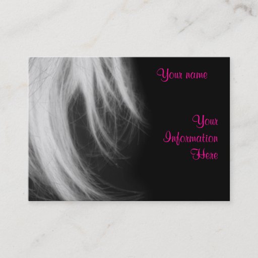 Customizable Salon business profile card template business cards