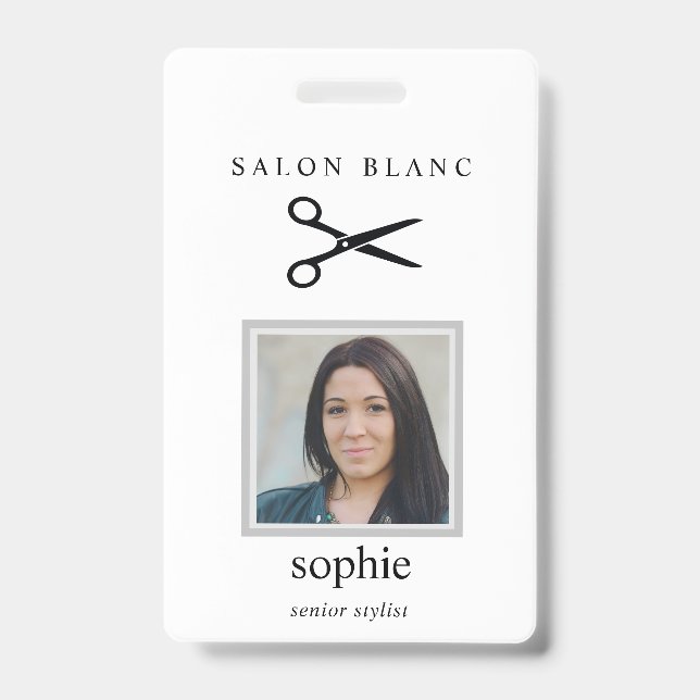 Salon Business Promotional Badge (Front)
