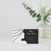 Salon businesscards appointment card (Standing Front)