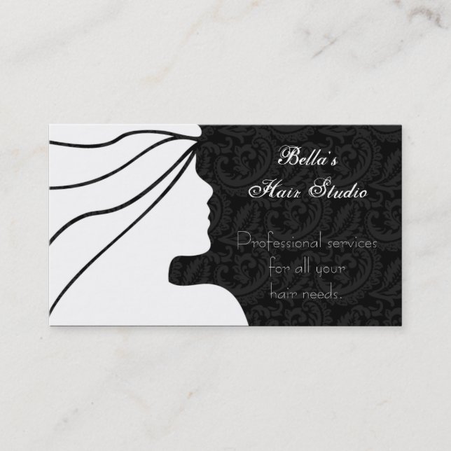 Salon businesscards appointment card (Front)