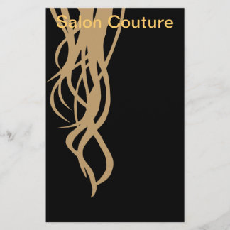 Salon Couture Flyer in Black