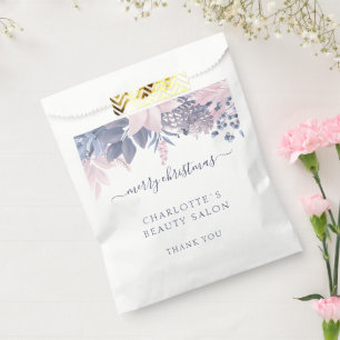 Salon Custom Business Christmas   Favor Bag