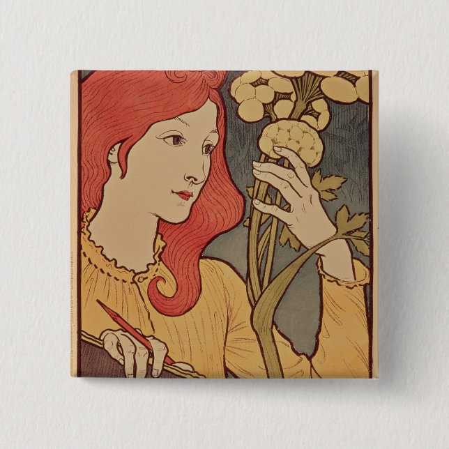 Salon des Cent, 1894 Button (Front)
