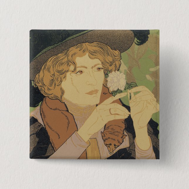 Salon des Cent Pinback Button (Front)