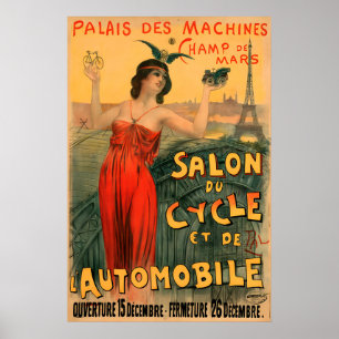 Salon Du Cycle Bicycle Poster