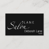 Salon Elegance Business Card (Front)