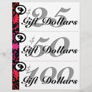 Salon Flyer Spa Gift Certificates Woman Colorful