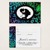Salon Gift Card Butterfly Woman GBP (Front & Back)