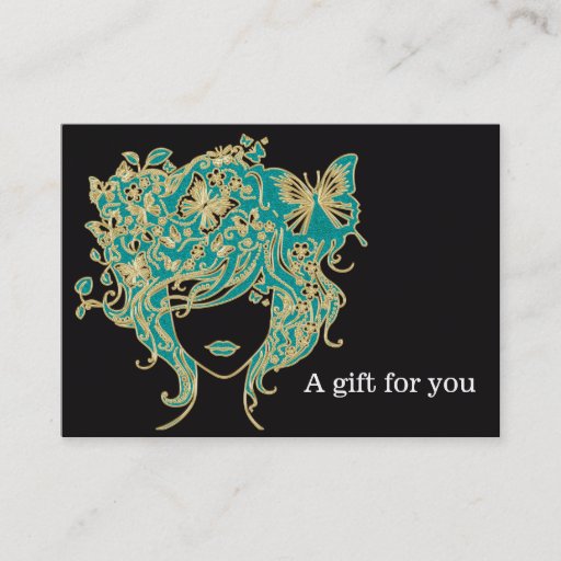 Customizable Salon Gift Certificate Large Business Cards (Pack Of 100)