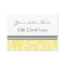Salon Gift Certificate Yellow Grey Damask