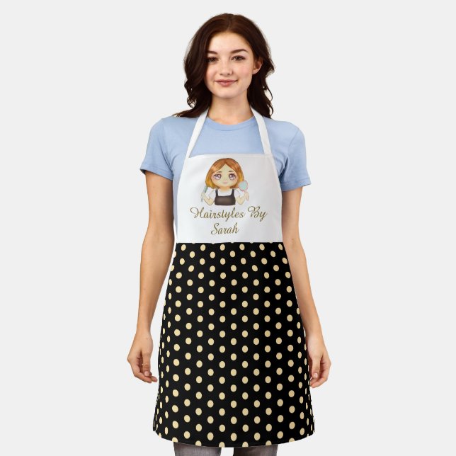  Salon Hairstylist Apron (Worn)