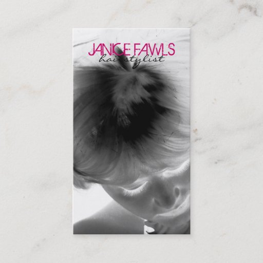 Customizable Salon Hairstylist Business Card Templates