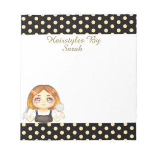 Salon Hairstylist Notepad