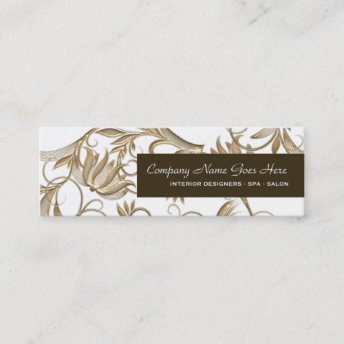 Salon hydro spa floral elegance business card templates