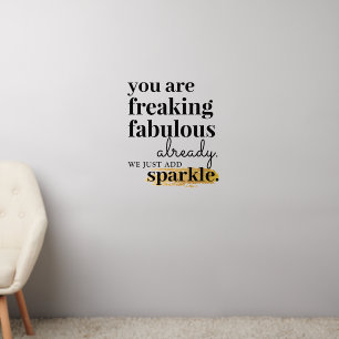 Salon Inspirational Beautiful Unique Fun Wall Decal