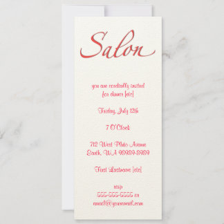 Salon Invitation