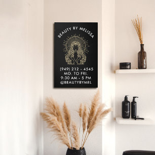 Salon Makeup Hair Nails Mystic Tarot Wall Decor