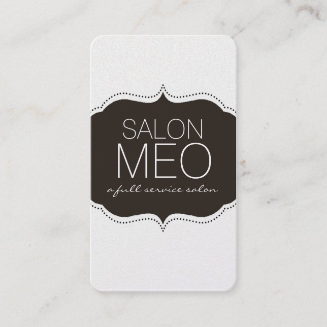 SALON MEO BUSINESS CARD (Front)