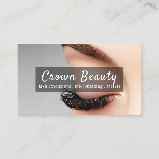 Salon Microblading , Eyebrows,  Permanent Makeup Business Card (Front)