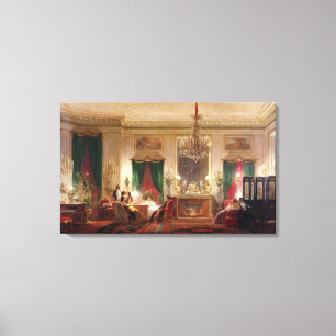 Salon of Princess Mathilde Bonaparte Canvas Print