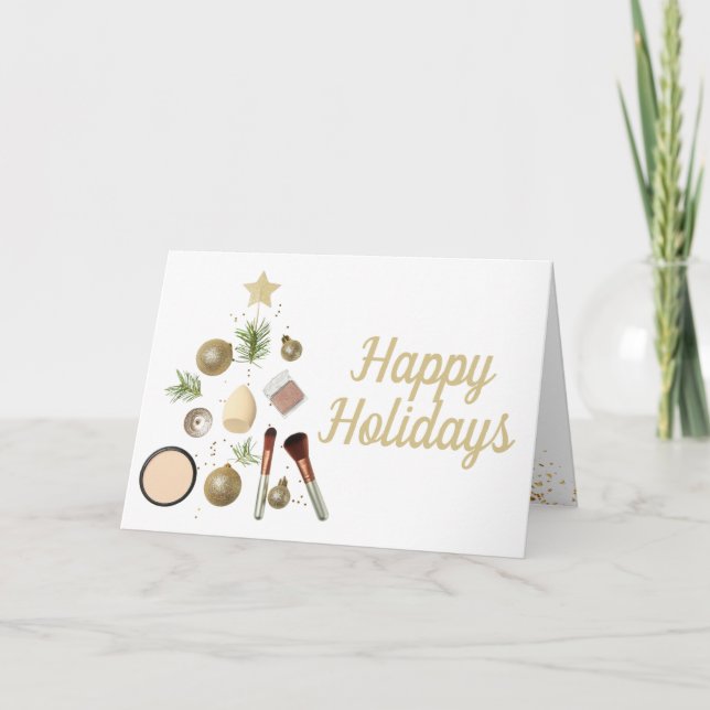 Salon or spa Christmas/Holiday  Holiday Card (Front)