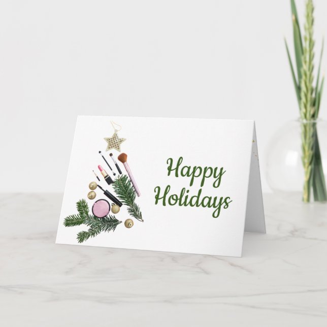 Salon or spa Christmas/Holiday  Holiday Card (Front)