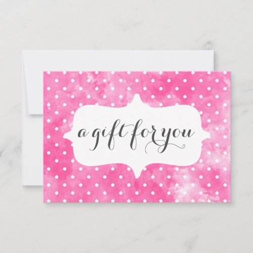 Salon Pink White Gift Certificate