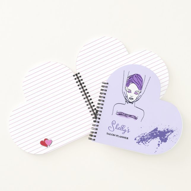 Salon Planner Spiral Notebook (Inside)