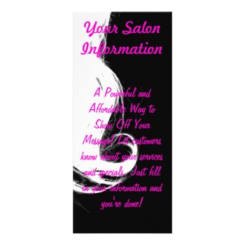 Salon Rack Card Template by DesignsbyLisa at Zazzle