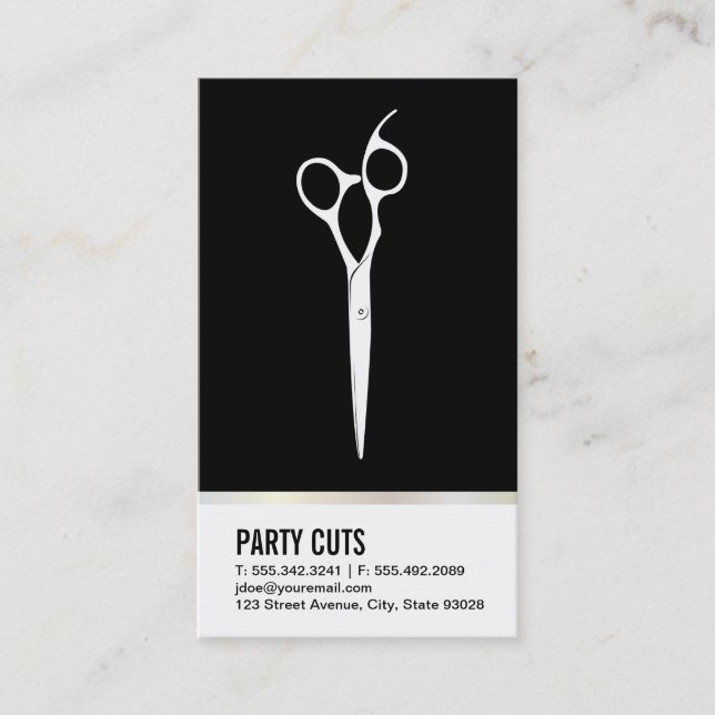 Salon Shears (Appointment Card) Appointment Card (Front)