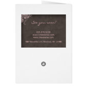 Salon Spa Brochure Pink Taupe Floral (Back)