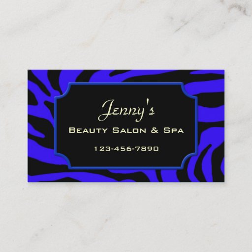 Customizable Salon &amp; Spa Business Card Templates
