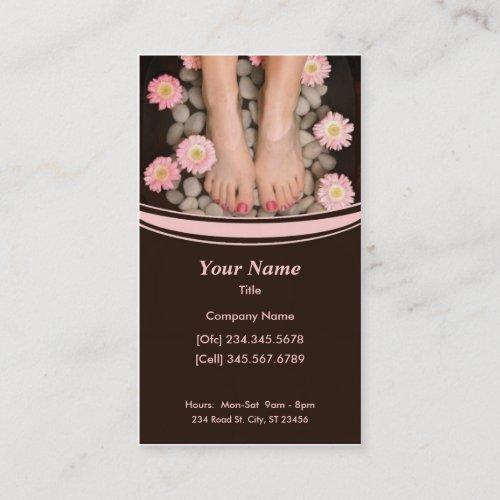 Salon Spa Business Card