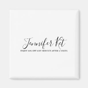 Salon spa business discount offer website visits a magnet