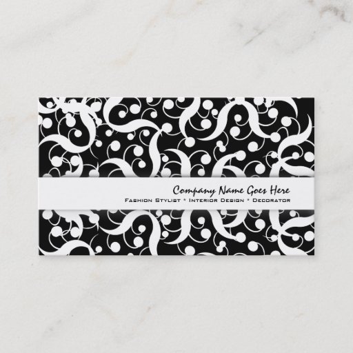 Customizable salon spa hair stylist beauty business card template