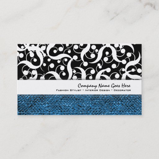 Customizable salon spa hair stylist beauty business card