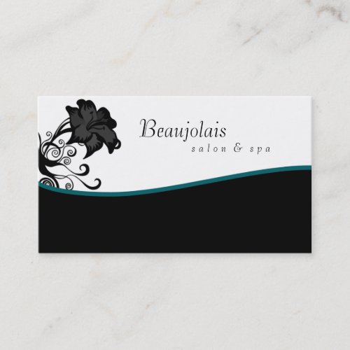 Salon Spa Massage Therapy Business Card