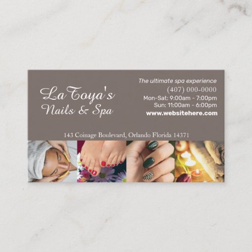 SalonSpaNails Loyalty Card Template