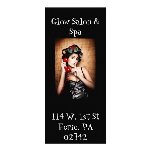 Salon & Spa rack card,... Card (Front)