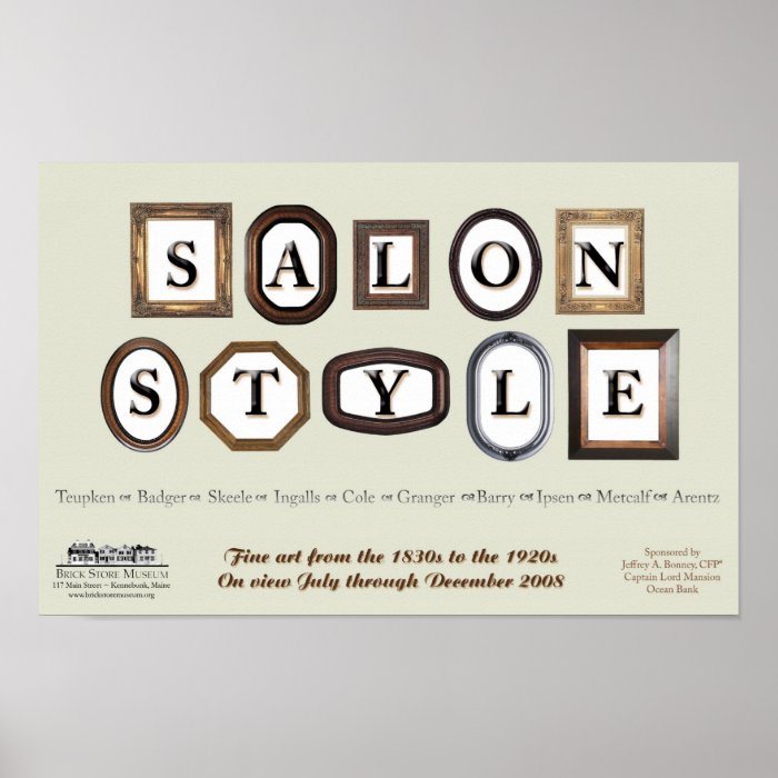 Salon Style exhibition poster