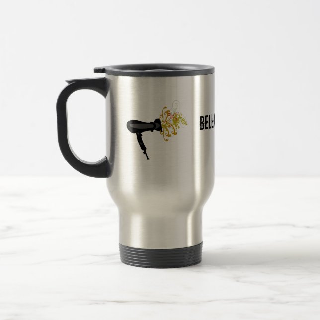 Salon stylist Hairdresser Travel Mug (Left)