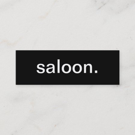 Saloon Business Card